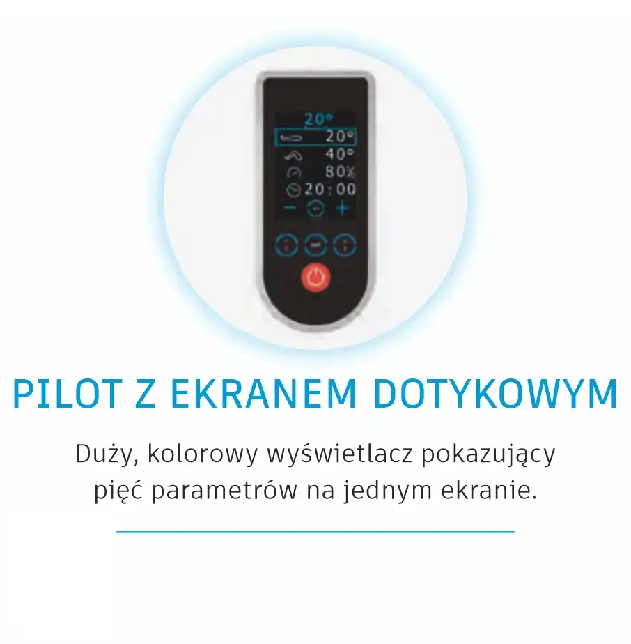 Szyna CPM Elbląg – pilot z kolorowym ekranem dotykowym